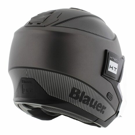 Blauer Solo jet helm titanium carbon zwart