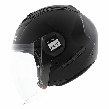 Blauer Real jet helm solid mat zwart