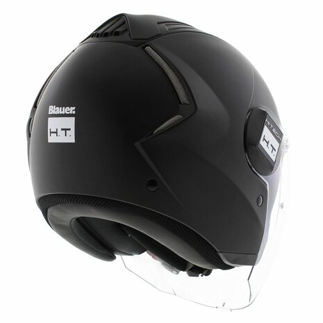 Blauer Real jet helm solid mat zwart