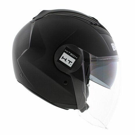 Blauer Real jet helm solid mat zwart