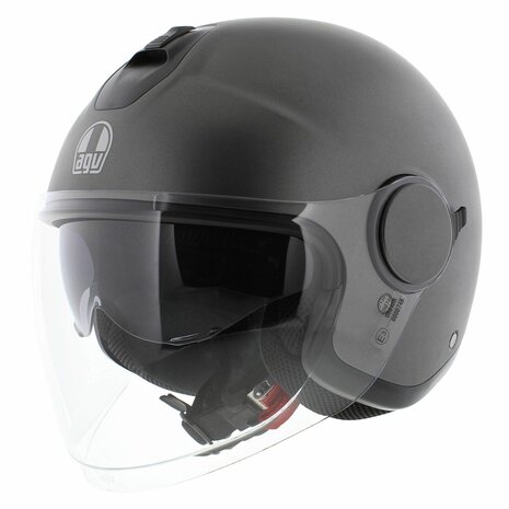 AGV Eteres Jethelm Asfalto mat grijs