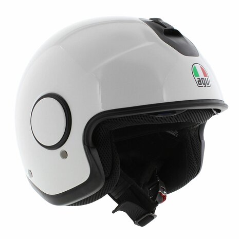 AGV Eteres Jethelm Materia glans wit