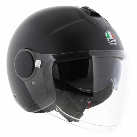 AGV Eteres Jethelm Mono mat zwart