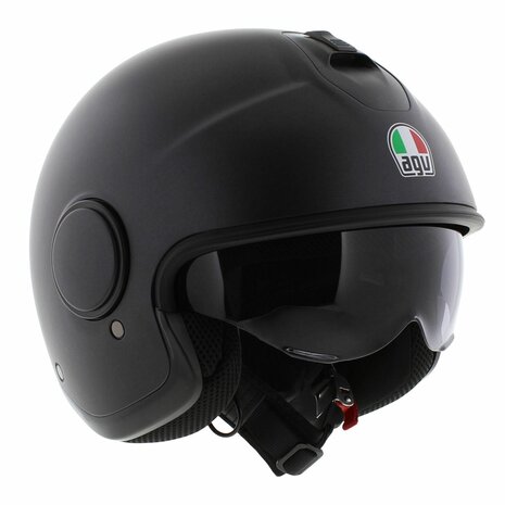 AGV Eteres Jethelm Mono mat zwart