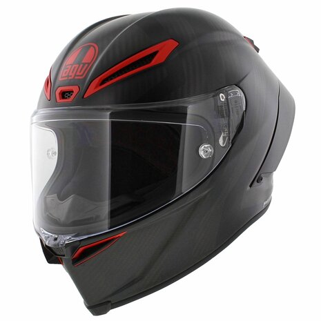 AGV Pista GP RR Intrepido Mat Carbon Zwart Rood (2206)