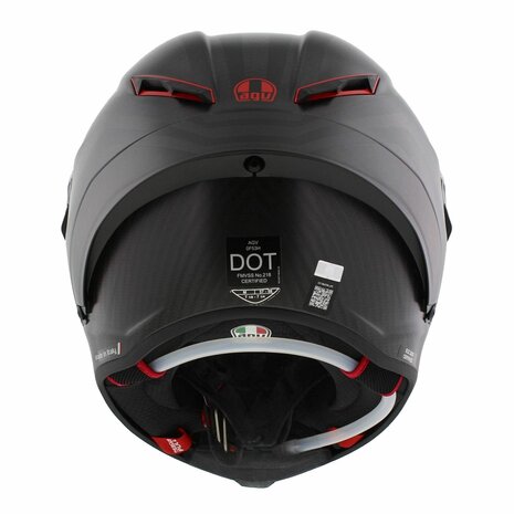 AGV Pista GP RR Intrepido Mat Carbon Zwart Rood (2206)