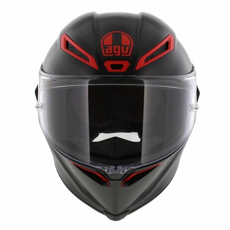 AGV Pista GP RR Intrepido Mat Carbon Zwart Rood (2206)
