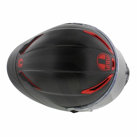 AGV Pista GP RR Intrepido Mat Carbon Zwart Rood (2206)