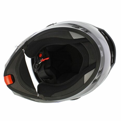 Simpson Darksome Systeemhelm glans carbon zwart