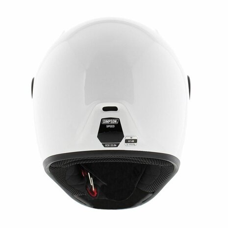 Simpson Speed Integraalhelm glans wit (22.06) - Maat XL