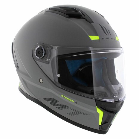 MT Stinger 2 integraalhelm mat grijs