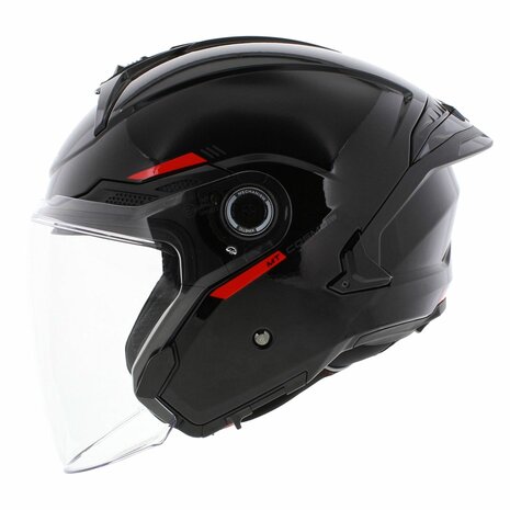 MT Jet Cosmo SV helm glans zwart
