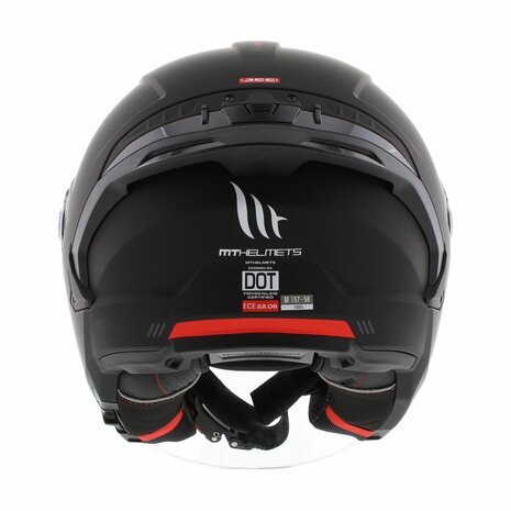 MT Jet Cosmo SV helm mat zwart