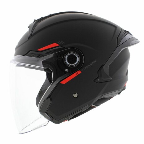 MT Jet Cosmo SV helm mat zwart