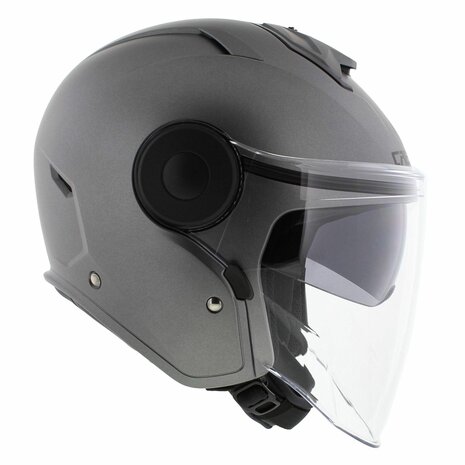 Caberg Jet Soho motorhelm mat titanium