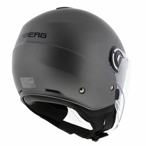 Caberg motorhelm Jet Riviera V4 X mat titanium gun metal