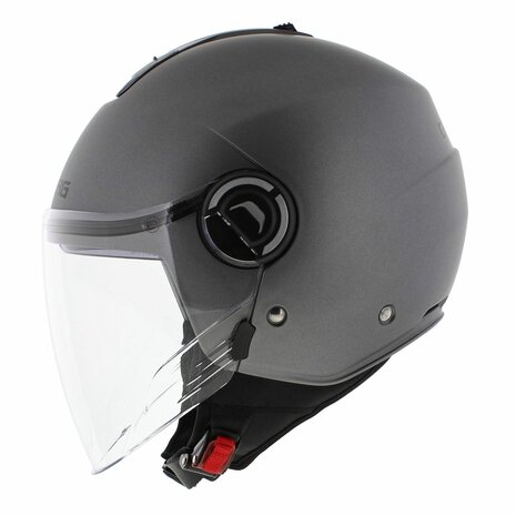 Caberg motorhelm Jet Riviera V4 X mat titanium gun metal