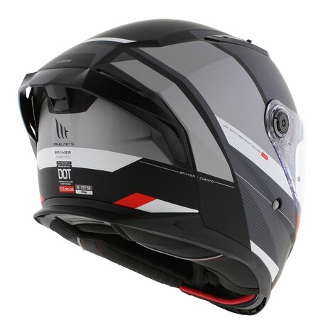 MT Braker SV helm Chento mat grijs zwart