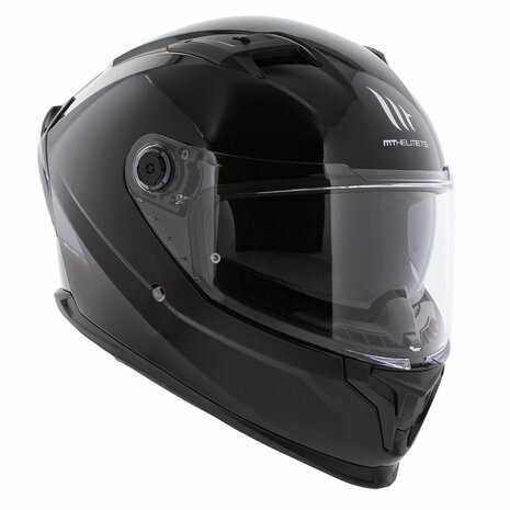 MT Braker SV helm solid glans zwart