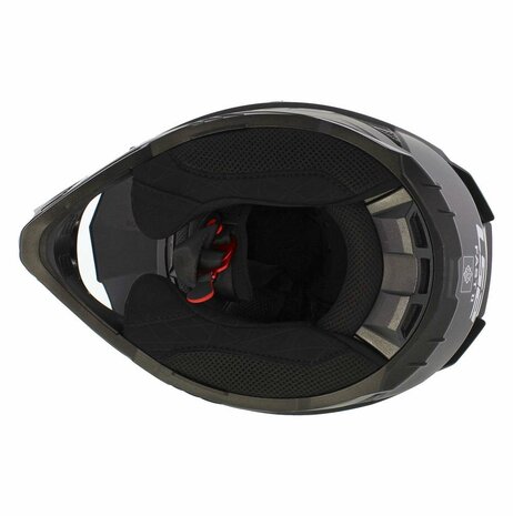LS2 MX708 Fast II crosshelm solid mat zwart