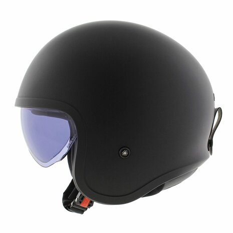LS2 OF599 Spitfire II helm single mono mat zwart