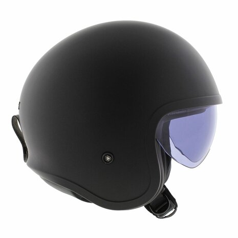 LS2 OF599 Spitfire II helm single mono mat zwart