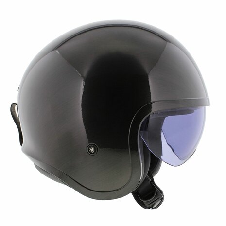 LS2 OF599 Spitfire II helm Jeans glans titanium