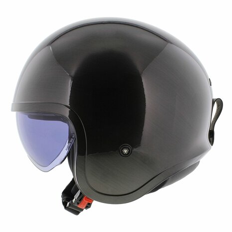 LS2 OF599 Spitfire II helm Jeans glans titanium