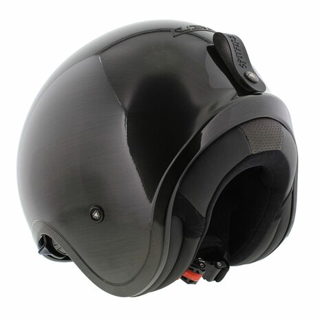 LS2 OF599 Spitfire II helm Jeans glans titanium