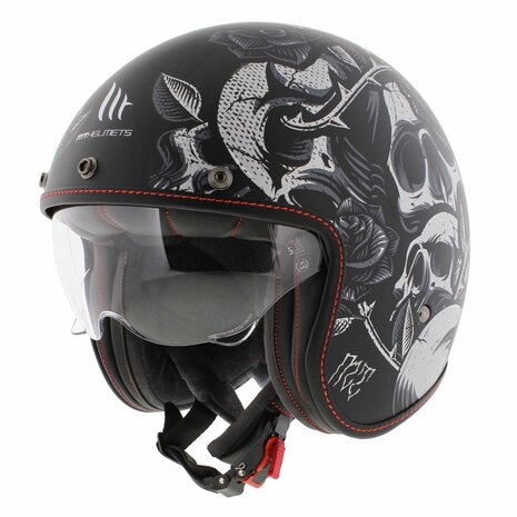 MT Jethelm Le Mans II SV S Breakout mat grijs
