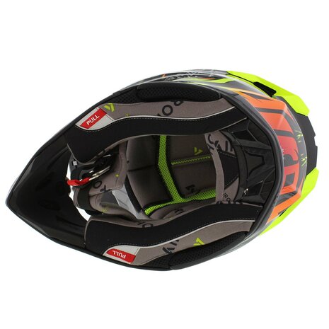 Airoh Twist 3.0 crosshelm Toxic glans zwart geel
