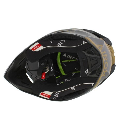 Airoh Twist 3.0 crosshelm Titan mat zwart goud