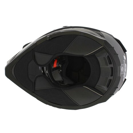 LS2 MX702 Pioneer II helm solid mat zwart
