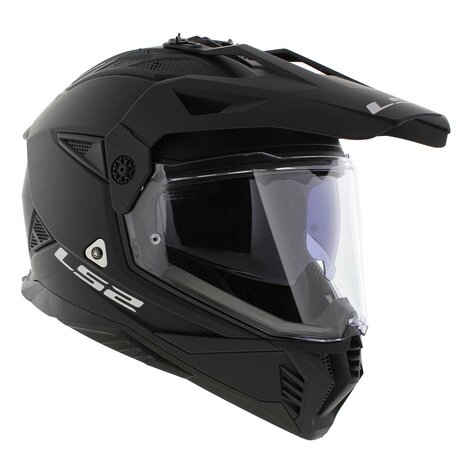 LS2 MX702 Pioneer II helm solid mat zwart