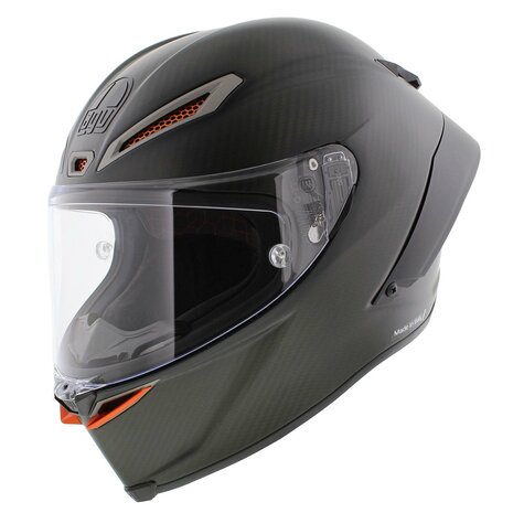 AGV Pista GP RR Helm Electrum Mono Mat Zwart Carbon Rood (2206)