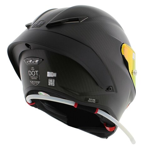 AGV Pista GP RR Helm Electrum Mono Mat Zwart Carbon Rood (2206)