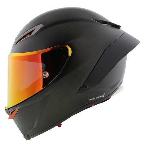 AGV Pista GP RR Helm Electrum Mono Mat Zwart Carbon Rood (2206)