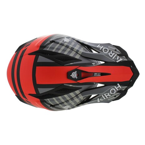 Airoh Aviator Ace 2 crosshelm Proud - mat rood zwart grijs