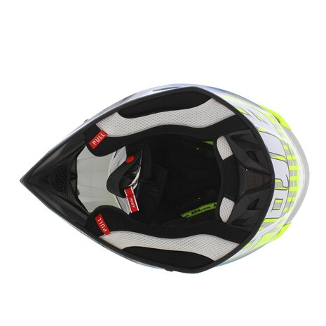 Airoh Aviator Ace 2 crosshelm Proud - glans geel blauw grijs