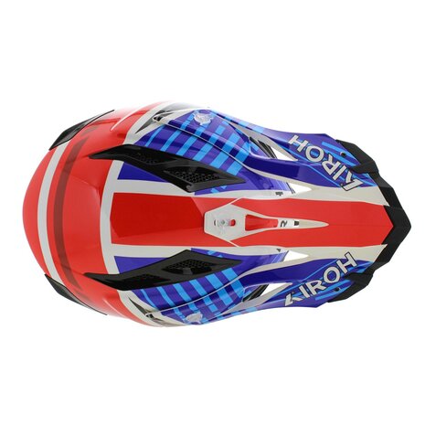 Airoh Aviator Ace 2 crosshelm Proud - glans zwart blauw rood