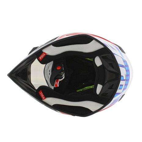 Airoh Aviator Ace 2 crosshelm Proud - glans zwart blauw rood