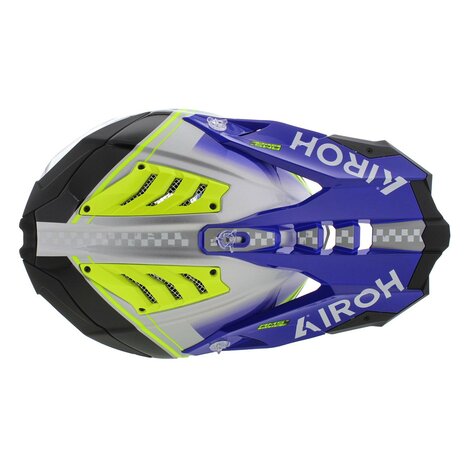 Airoh Helm Aviator 3 AMS&sup2; Hima glans blauw grijs zwart
