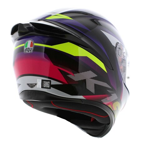 AGV K1 S Motorhelm Fastlap zwart paars roze
