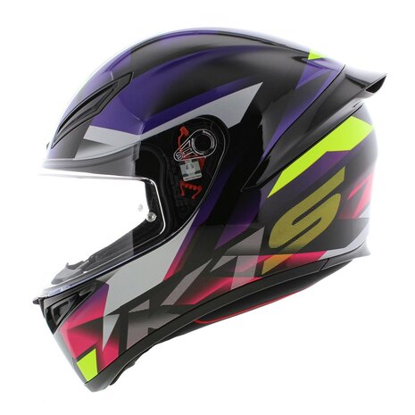 AGV K1 S Motorhelm Fastlap zwart paars roze