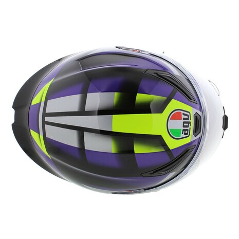 AGV K1 S Motorhelm Fastlap zwart paars roze