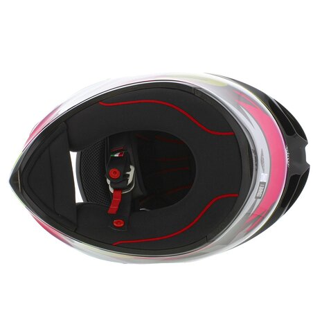 AGV K1 S Motorhelm Fastlap zwart paars roze