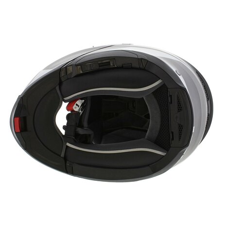 AGV Tourmodular Perception motorhelm mat zwart zilver systeemhelm