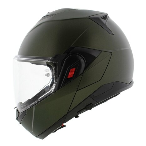 Shark Oxo helm solid mat groen - systeemhelm motorhelm