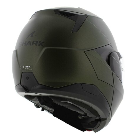 Shark Oxo helm solid mat groen - systeemhelm motorhelm