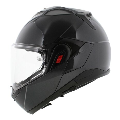 Shark Oxo helm solid glans antraciet - systeemhelm motorhelm
